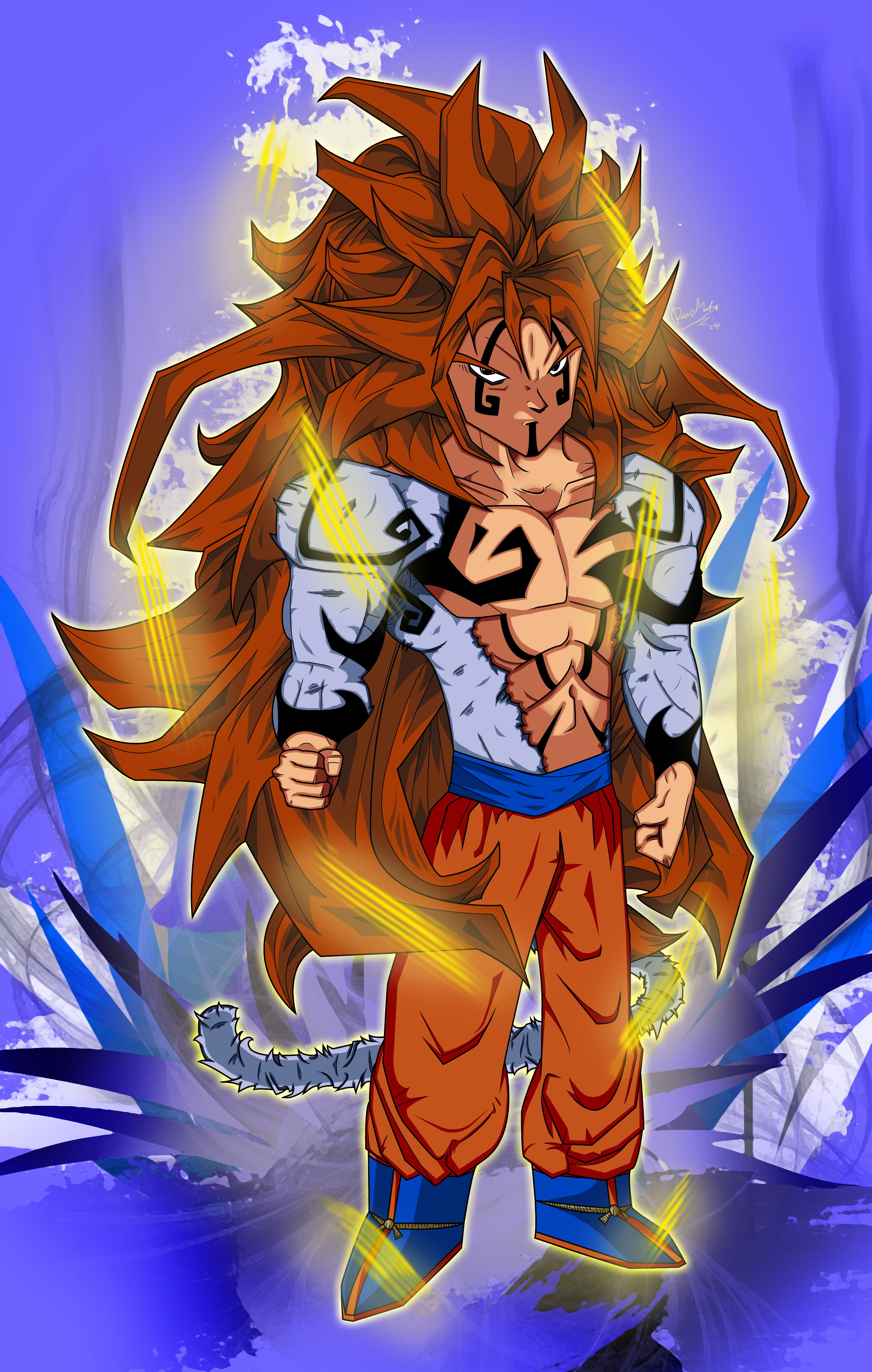 Dragon Ball Z Goku Super Saiyan 4 Pictures