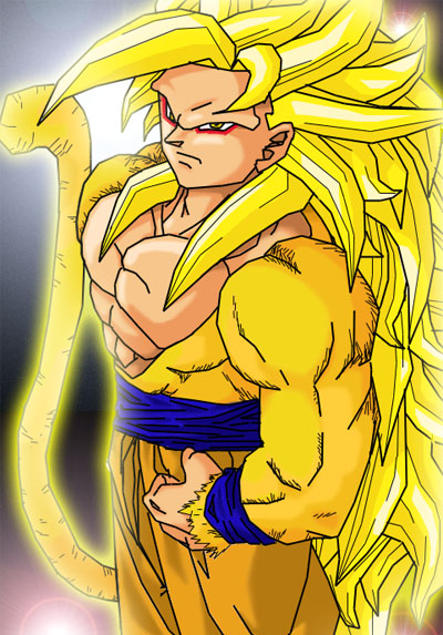 Dragon Ball Z Goku Super Saiyan 5 Transformation