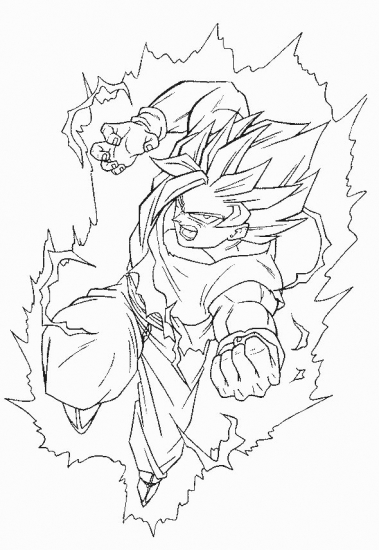 Dragon Ball Z Gt Coloring Sheets