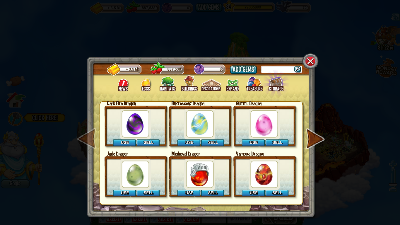 Dragon City Eggs Breeding Legendary