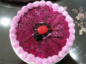 Dragon Fruit Recipes Cake