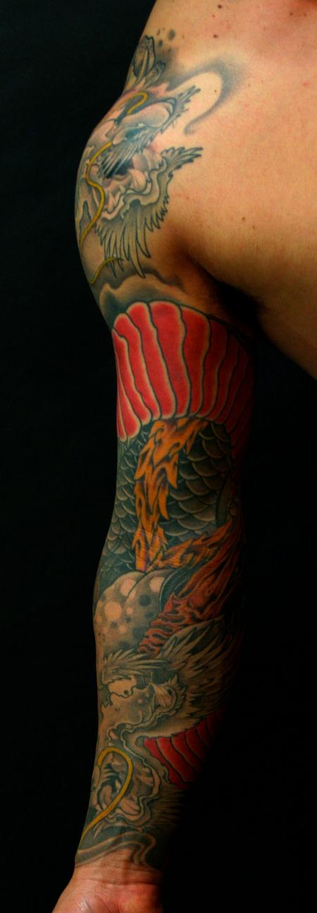 Dragon Tattoo Arm Sleeve