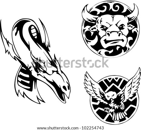 Dragon Tattoo Designs Black And White