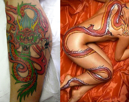 Dragon Tattoo Designs For Men Back