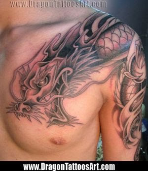 Dragon Tattoo Designs For Men Chest