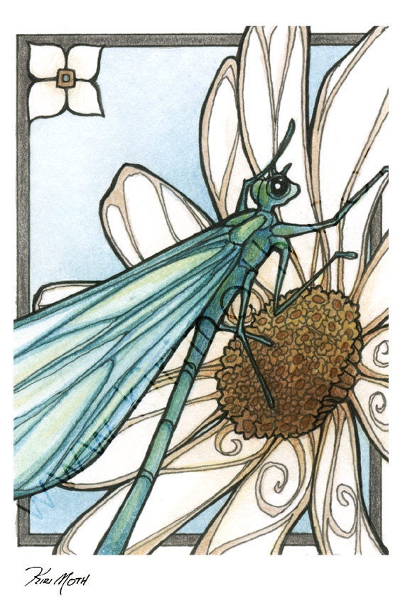 Dragonfly Art Nouveau