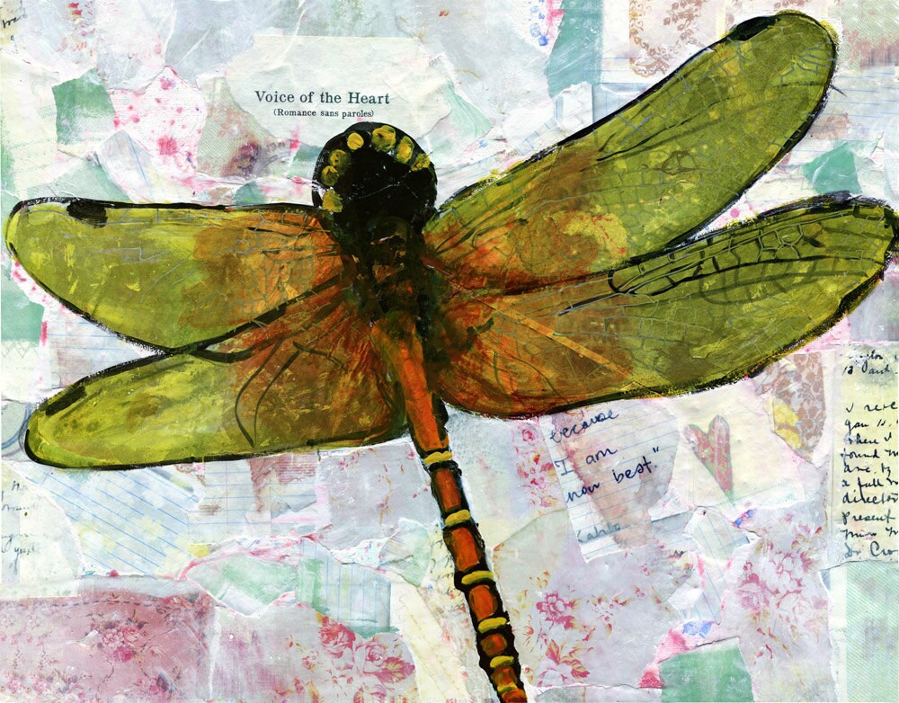 Dragonfly Artwork Canvas Prints