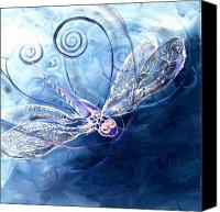 Dragonfly Artwork Canvas Prints