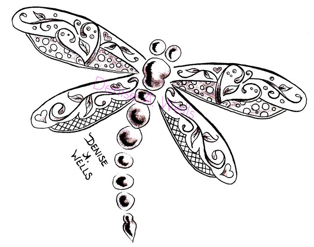 Dragonfly Drawings Tattoo