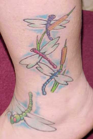 Dragonfly Tattoo Flash