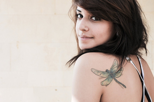 Dragonfly Tattoos For Women