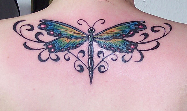 Dragonfly Tattoos For Women On Foot