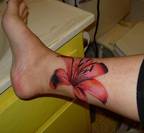 Dragonfly Tattoos For Women On Foot