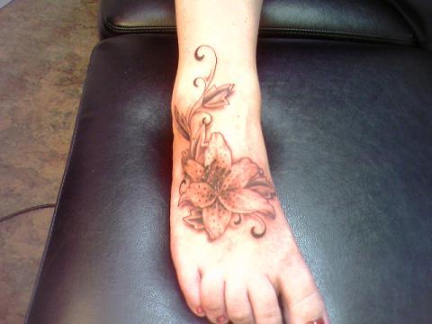 Dragonfly Tattoos For Women On Foot