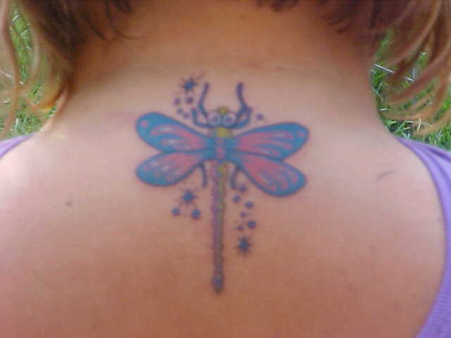 Dragonfly Tattoos For Women On Foot