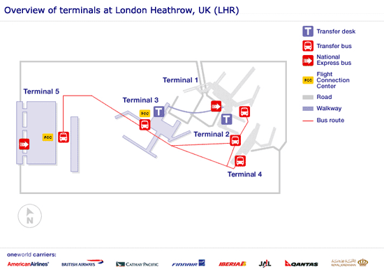 Dubai Airport Map Terminals