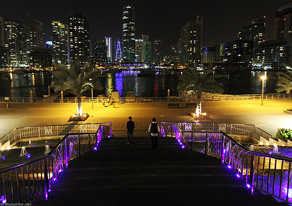 Dubai Buildings At Night