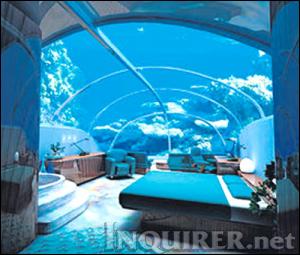 Dubai Hotel Room Underwater