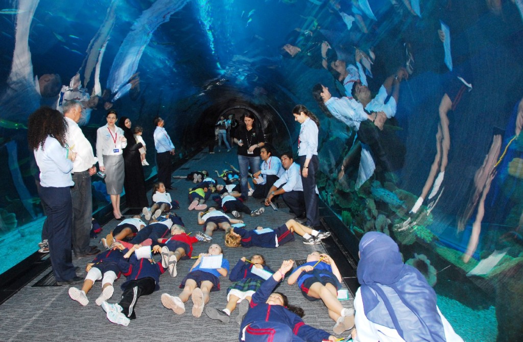 Dubai Mall Aquarium Leak Pictures