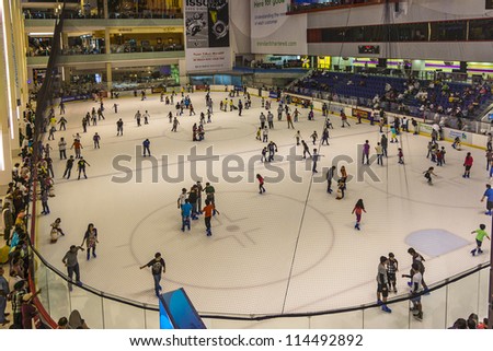 Dubai Mall Ice Rink Number