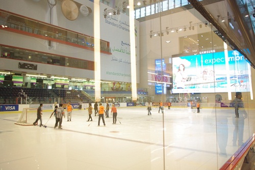 Dubai Mall Ice Rink Number