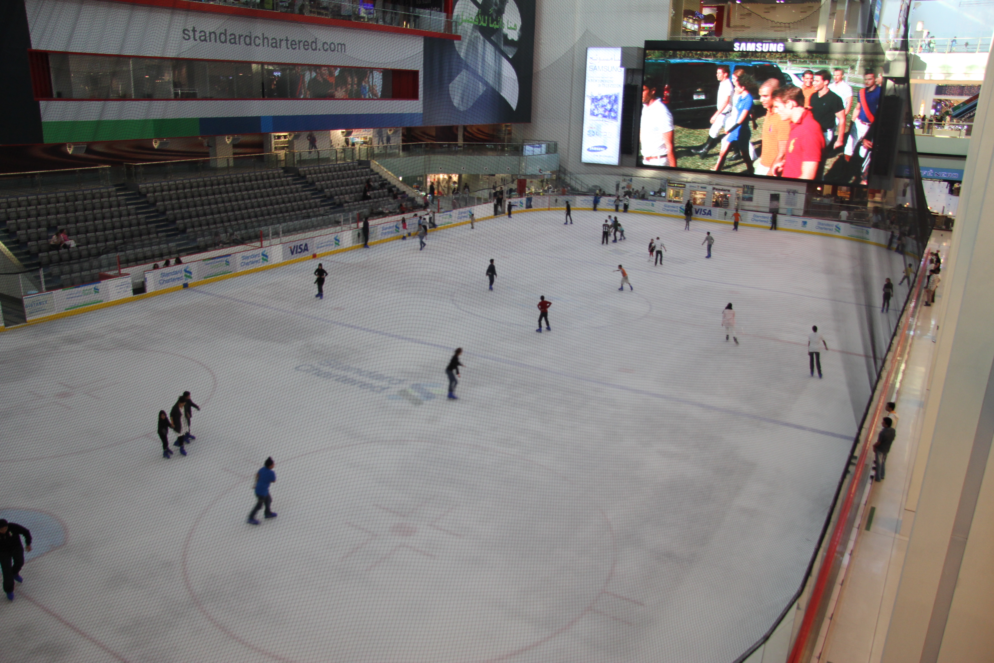 Dubai Mall Ice Rink Number