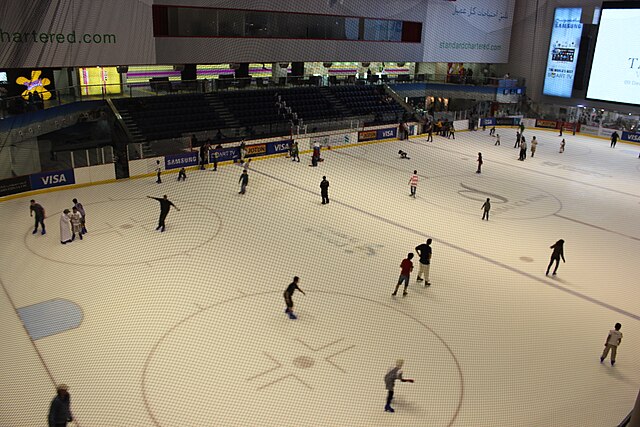 Dubai Mall Ice Rink Number