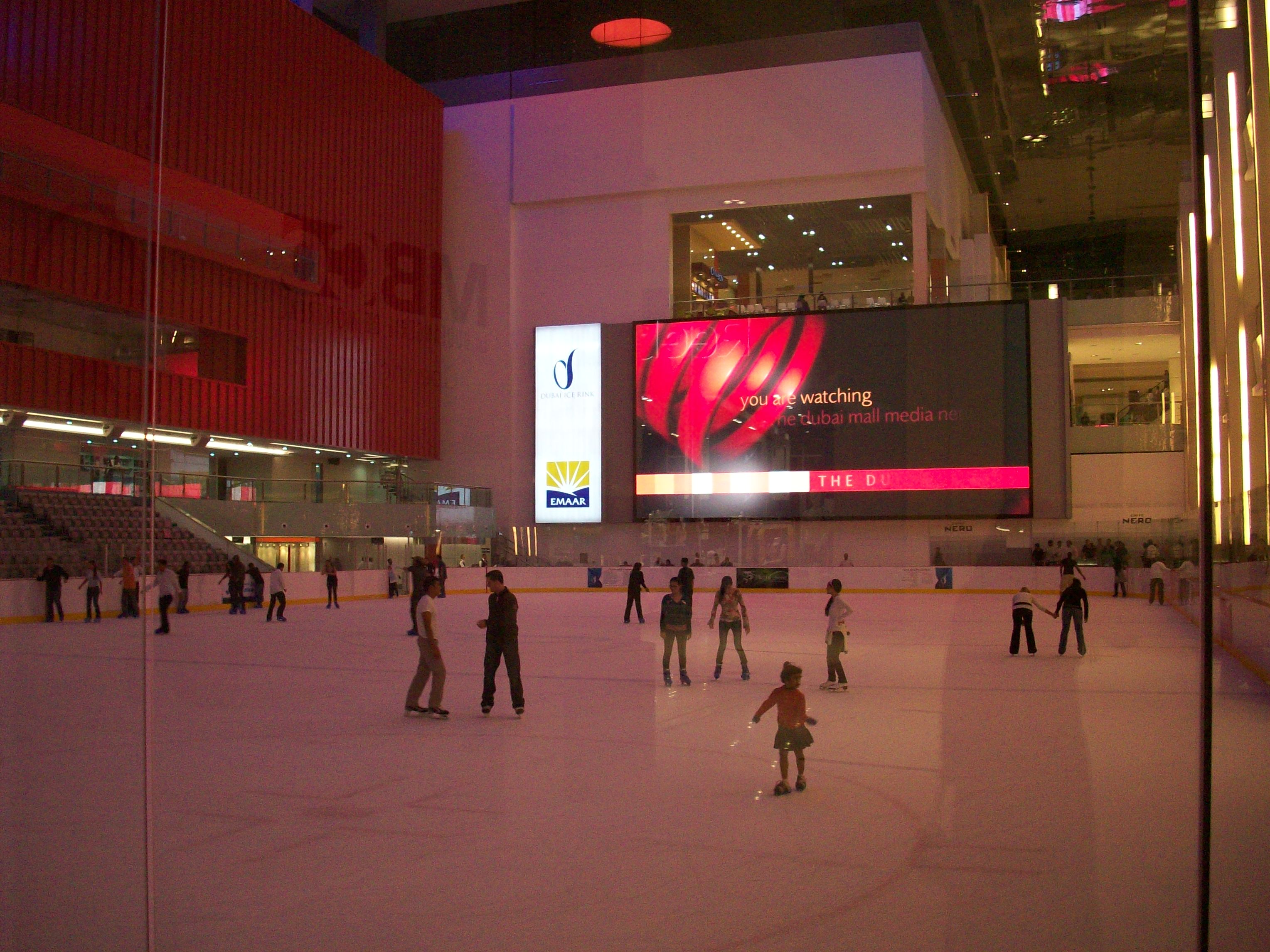 Dubai Mall Ice Rink Timings