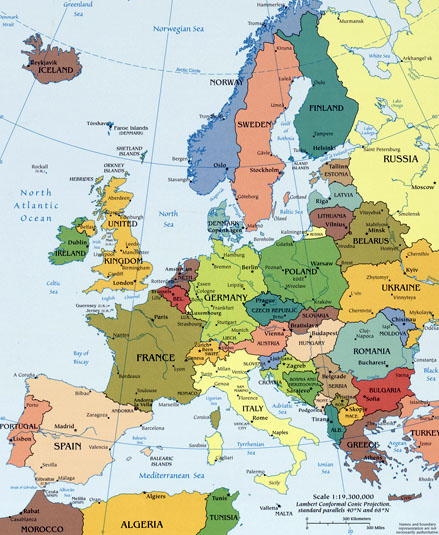 East European Plain Map