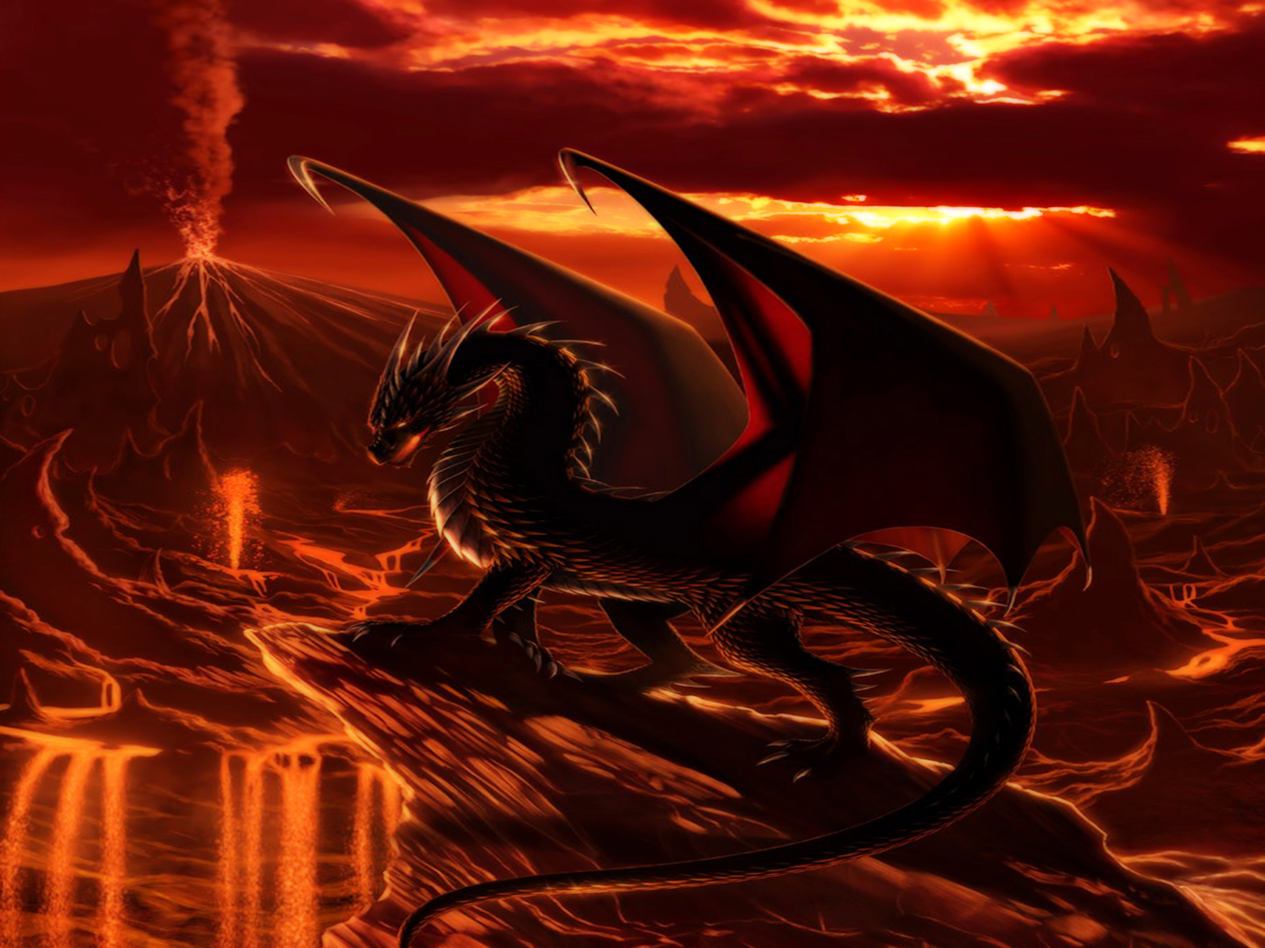 Fire Dragon Wallpaper Desktop