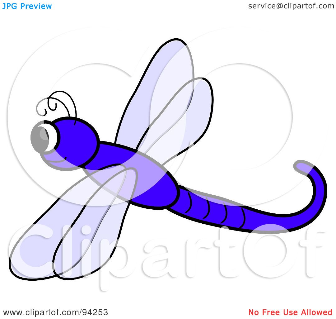 Free Cute Dragonfly Clipart