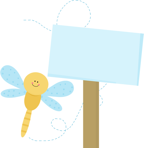 Free Cute Dragonfly Clipart