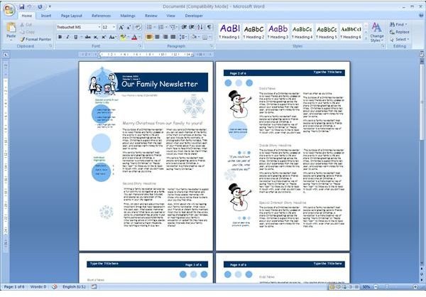 Free School Newsletter Templates For Microsoft Word