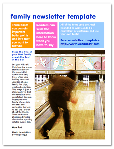 Fun Newsletter Templates Free