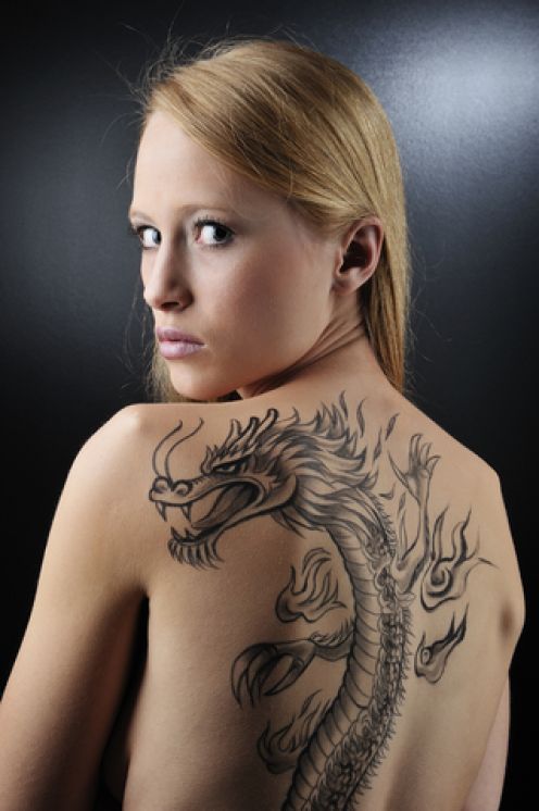 G Dragon Tattoo Arm