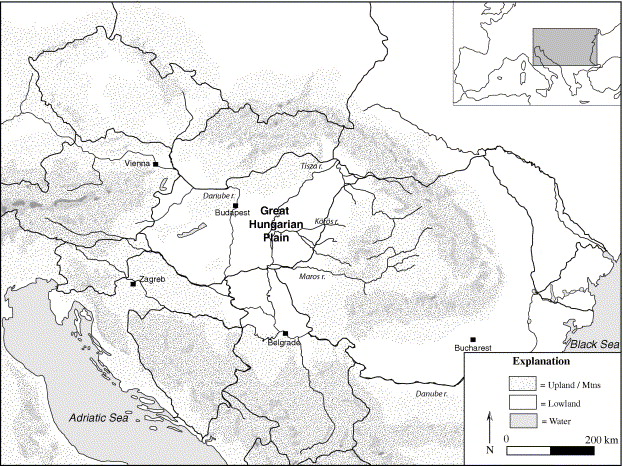 Great European Plain Map