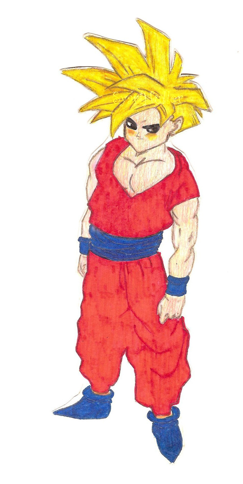 How To Draw Dragon Ball Z Goku Super Saiyan 5