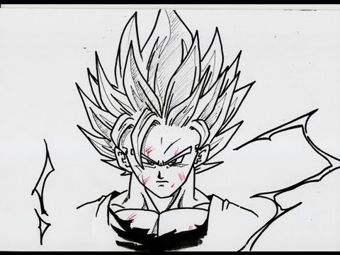 How To Draw Dragon Ball Z Goku Super Saiyan 5