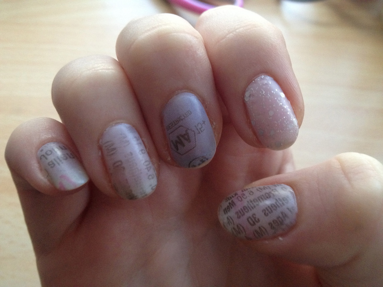 How To Make Newspaper Nails Darker