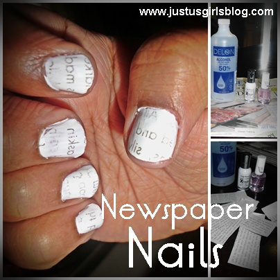 How To Make Newspaper Nails With Water