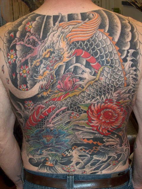 Japanese Dragon Tattoo Arm