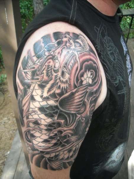 Japanese Dragon Tattoo Designs For Men