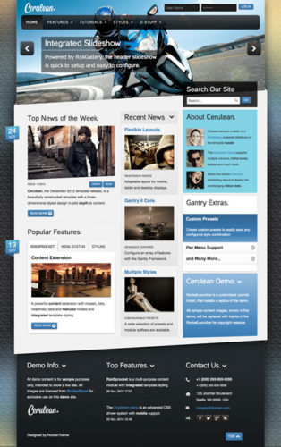 Joomla 2.5 Newspaper Templates Free