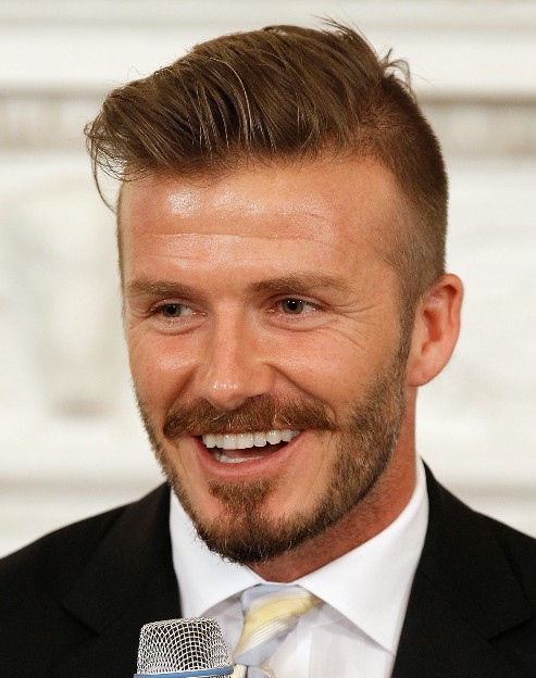 Latest David Beckham Haircut