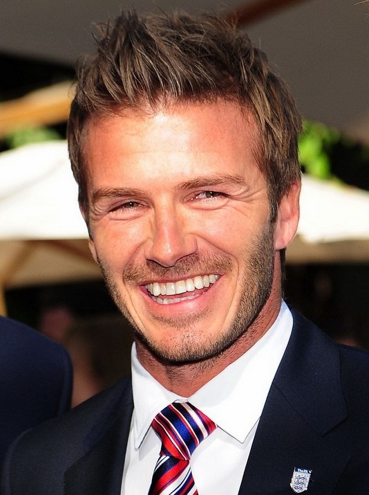 New David Beckham Haircut 2012