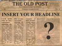 Newspaper Background Color