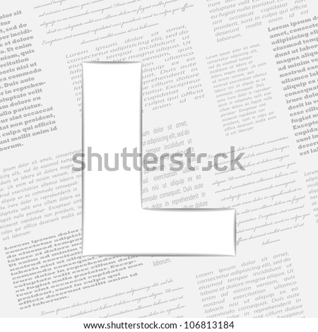 Newspaper Background Vector