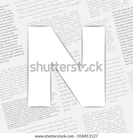 Newspaper Background Vector