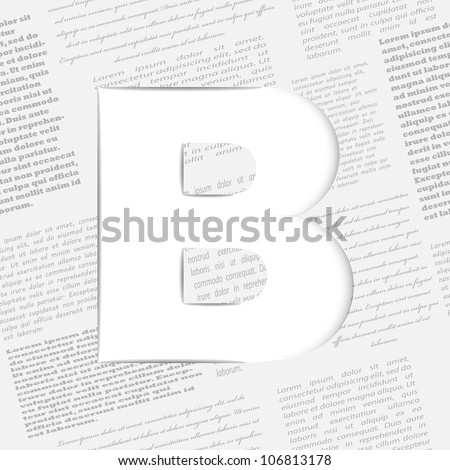 Newspaper Background Vector