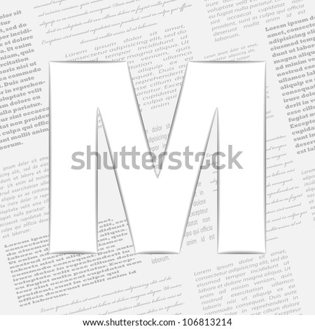 Newspaper Background Vector